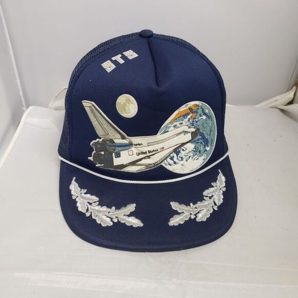 NASA Space Shuttle STS‎ trucker snapback hat